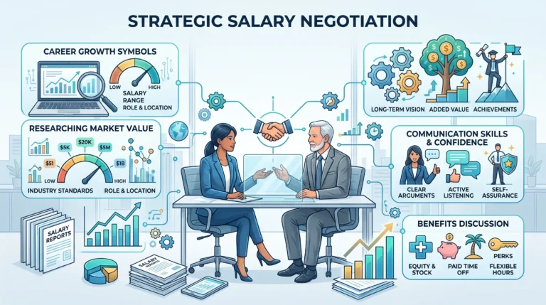 Learn effective salary negotiation strategies to confidently discuss your pay, highlight your value, and negotiate a better salary and benefits package.